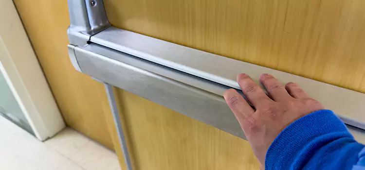 Installing a Push Bar on a Door Bellview